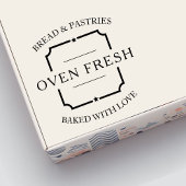  bedrijfsnaam Slogan Bakery Zelfinktende Stempel