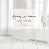 Bedrijfsnaam Stijlvolle handtekening Script Froste Acryl Bord