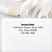 Bedrijfsnaam Telefoonnummer Retouradres Sjabloon Etiket (Insitu)