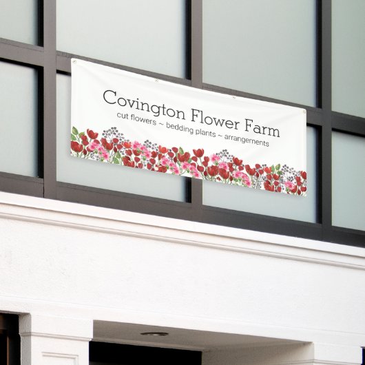 Bedrijfsnaam toevoegen | Aangepast ventilatorBoerd Spandoek (Buitenkant Gebouw)