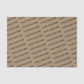 Bedrijfsnaam Verpakkingsmerk Bedrijfkraft Tissuepapier (Voorkant)