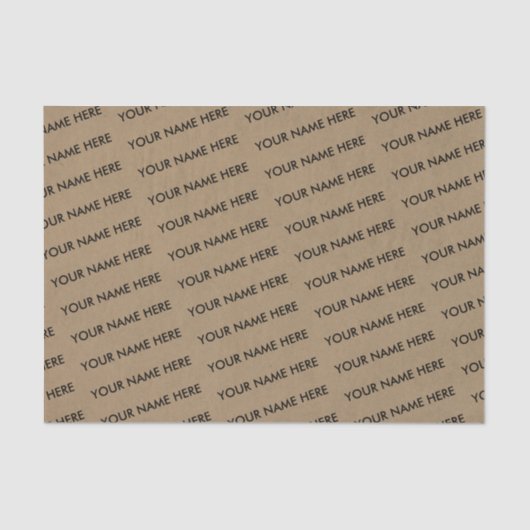 Bedrijfsnaam Verpakkingsmerk Bedrijfkraft Tissuepapier (Voorkant)