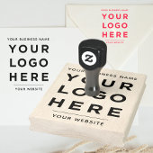 Bedrijfsnaam Website Aangepaste Logo Rubberstempel