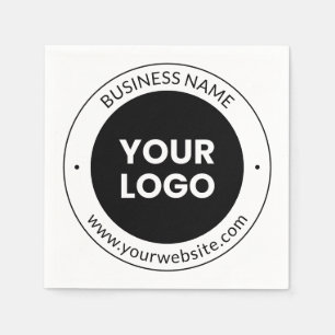 Bedrijfsnaam & Website of Slogan, Bedankt enz. Servet