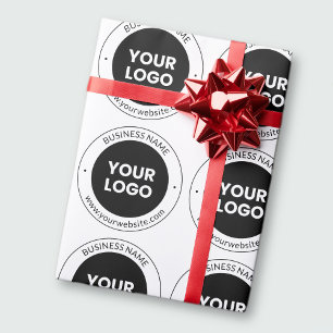 Bedrijfsnaam & website of slogan, dank u enz. cadeaupapier