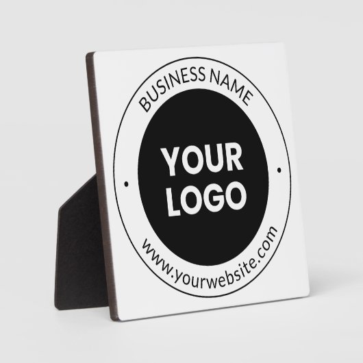 Bedrijfsnaam & website of slogan, dank u enz. fotoplaat (Voorkant)