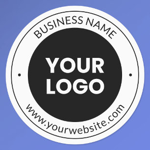 Bedrijfsnaam & website of slogan, dank u enz. labels