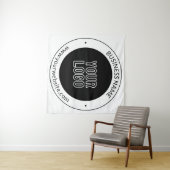 Bedrijfsnaam & website of slogan, dank u enz. wandkleed (In Situ (horizontaal))