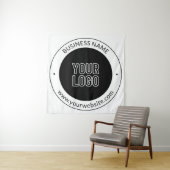 Bedrijfsnaam & website of slogan, dank u enz. wandkleed (In situ)