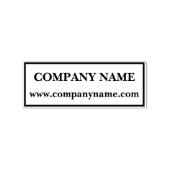 Bedrijfsnaam Website Stempel (Gestempeld)
