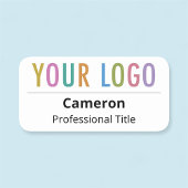 Bedrijfsnaam Werknemer Tag Bedrijf Logo Magnetic