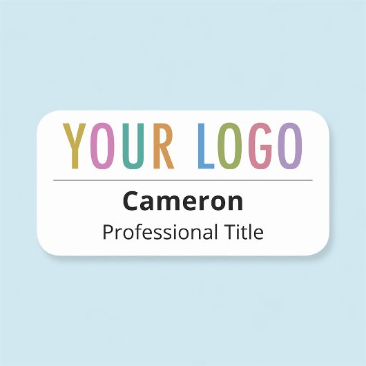 Bedrijfsnaam Werknemer Tag Bedrijf Logo Magnetic