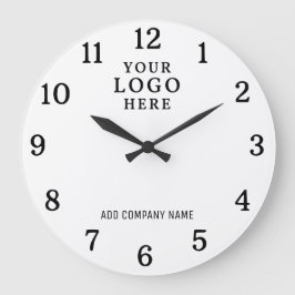 Bedrijfsnaam Zakelijke Logo Corporate Branded Prom Grote Klok