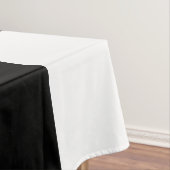 Bedrijfsnaam Zwarte en Witte Sjabloon Tafelkleed (Voorbeeld)