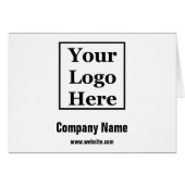 Bedrijfsnaam Zwarte tekst en wit Uw Logo hier (Voorkant Horizontaal)