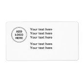 Bedrijfsontwerp voor Logo Etiket (Voorkant)