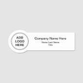 Bedrijfsontwerp voor Logo Naamplaatje (Voorkant)