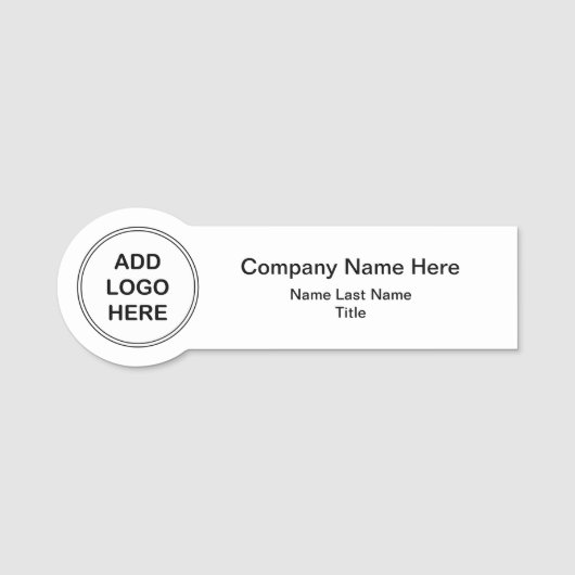 Bedrijfsontwerp voor Logo Naamplaatje (Voorkant)