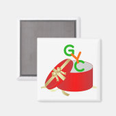 Bedrijfsorganisaties evenementlogo personaliseren magneet (Voorkant / Achterkant)