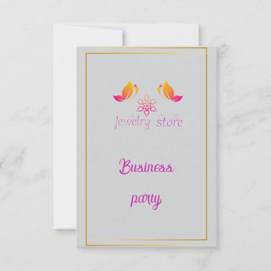 Bedrijfspartij Kaart (Voorkant)