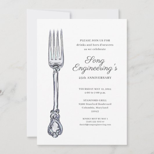 Bedrijfspartij Kaart (Voorkant)