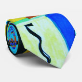 Bedrijfspatroon Abstrac Moderne geometrische Strop Stropdas (Opgerold)