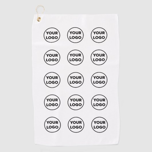 Bedrijfspatroon van het Logo Golfhanddoek (Voorkant)