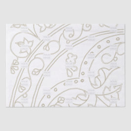 Bedrijfspatroon van merk Logo Tissuepapier