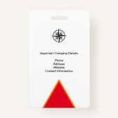 BEDRIJFSPERS MEDIA ID EVENEMENTENPAS BADGE (Achterkant)