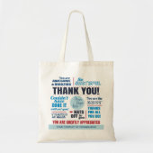 Bedrijfspersoneel Klant Bedankt voor uw waardering Tote Bag (Voorkant)
