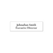 Bedrijfspersoneel Naam beroepstitel Sjabloon Zelfinktende Stempel (Design)