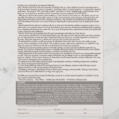 Bedrijfsplan voor professionele spray-tan-toestemm flyer (Achterkant)