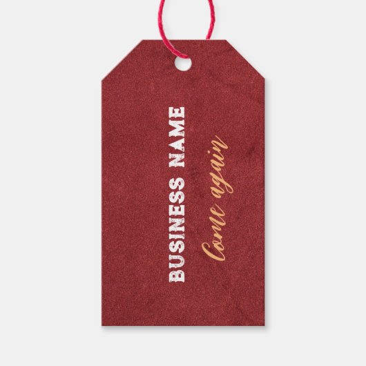 Bedrijfsprijs Cadeaulabel (Voorkant)