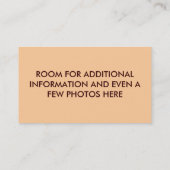 Bedrijfsprofiel Card, Carrousel Jester Visitekaartje (Achterkant)