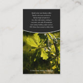 Bedrijfsprofiel wijndruivenrassen visitekaartje (Achterkant)