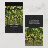 Bedrijfsprofiel wijndruivenrassen visitekaartje (Voorkant / Achterkant)