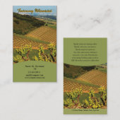 Bedrijfsprofiel wijndruivenrassen visitekaartje (Voorkant / Achterkant)
