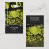 Bedrijfsprofiel wijndruivenwijn visitekaartje (Voorkant / Achterkant)