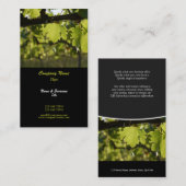 Bedrijfsprofiel wijndruivenwijn visitekaartje (Voorkant / Achterkant)