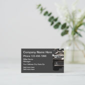 Bedrijfsprofielkaarten voor auto's visitekaartje (Staand voorkant)