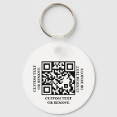 Bedrijfspromotie Sleutelhangers met QR-codegenerat (Achterkant)