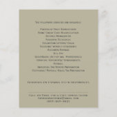 BEDRIJFSPROMOTIONELE FLYER, gewoon slim grijs Flyer (Achterkant)