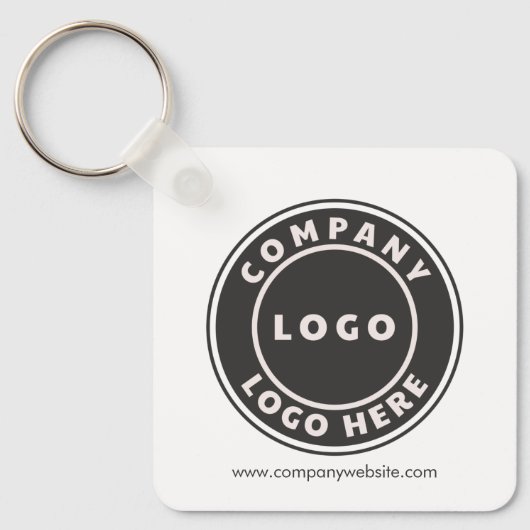 BedrijfsQR Code en Website van het Bedrijf Sleutelhanger (Voorkant)