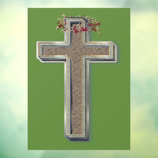 Bedrijfsraamsticker groene achtergrond raamsticker (Vel 3)