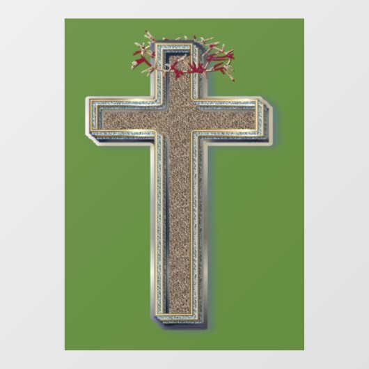 Bedrijfsraamsticker groene achtergrond raamsticker (Vel)