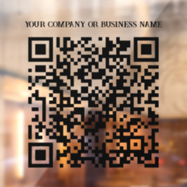 Bedrijfsramenstickers Raamsticker