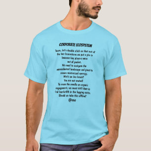 Bedrijfsretreat Ecosystem Fun Clients T-shirt