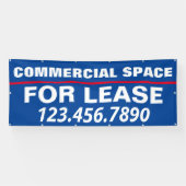 Bedrijfsruimte aanpassen voor grote leaseovereenko spandoek (Horizontaal)