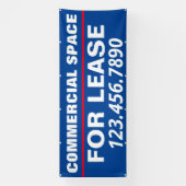 Bedrijfsruimte aanpassen voor grote leaseovereenko spandoek (Verticaal)