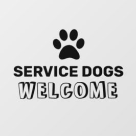 Bedrijfsruitsticker voor honden toegestaan raamsticker